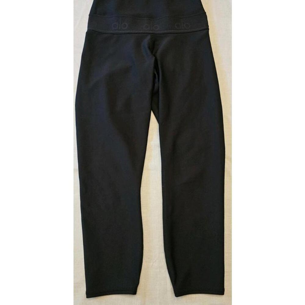 ALO High Waist Women's Crop Leggings Size:‎ XS Black 24" Waist
